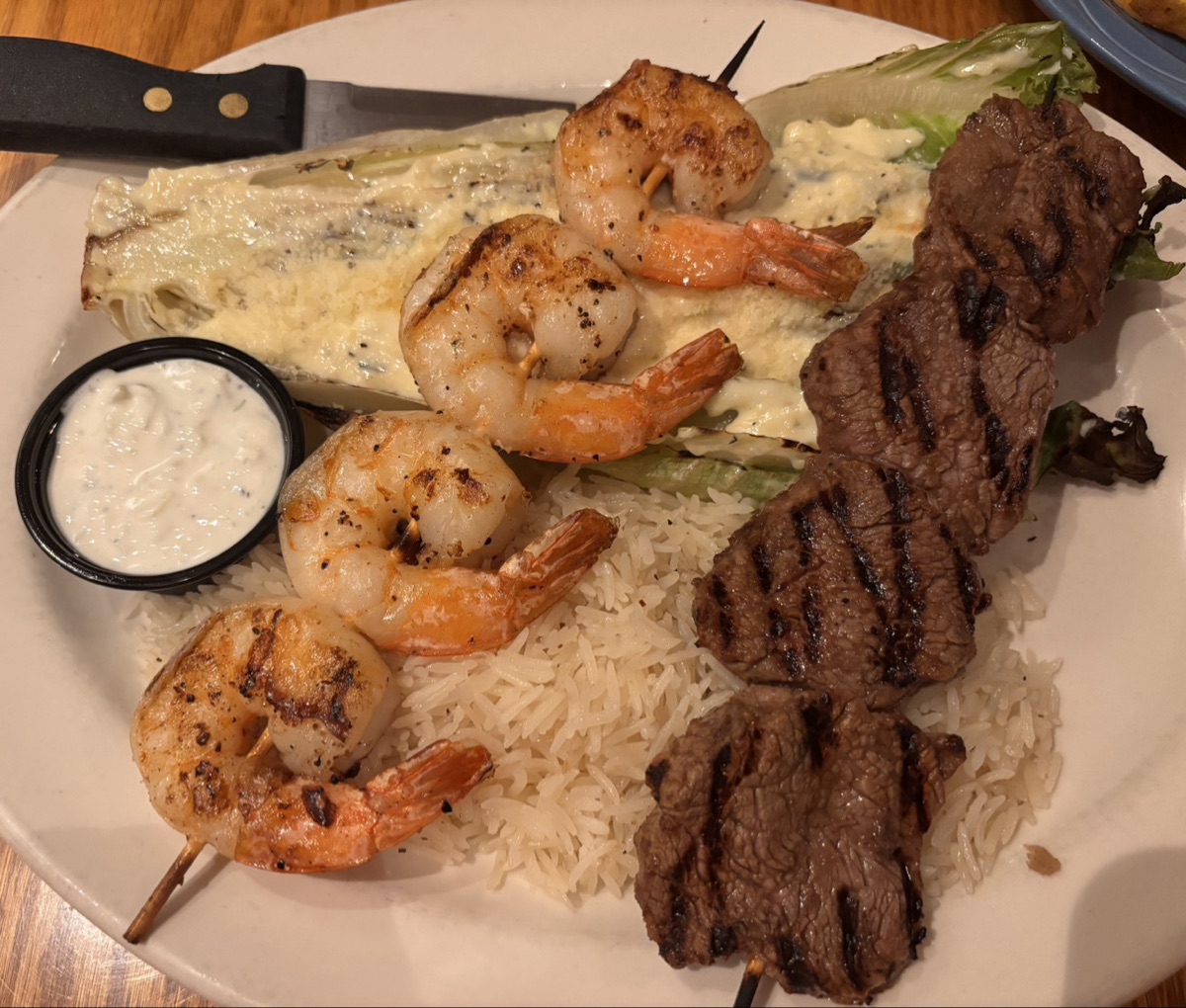 Steak And Shrimp Kabobs (Special)