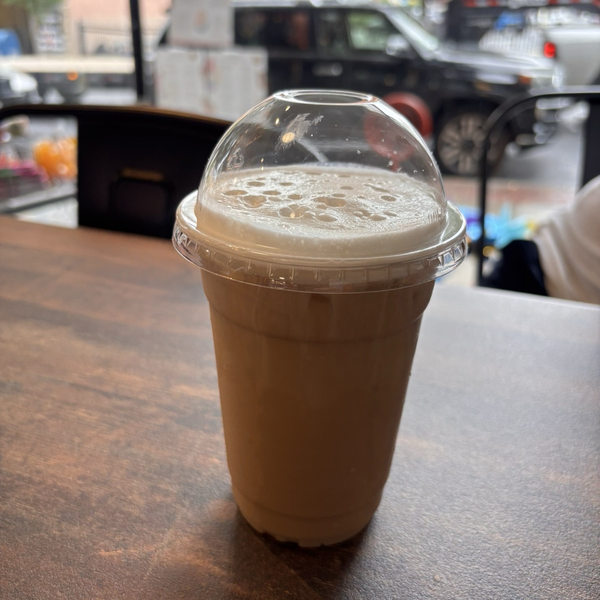 Dutch Apple Crumb cake Iced Latte