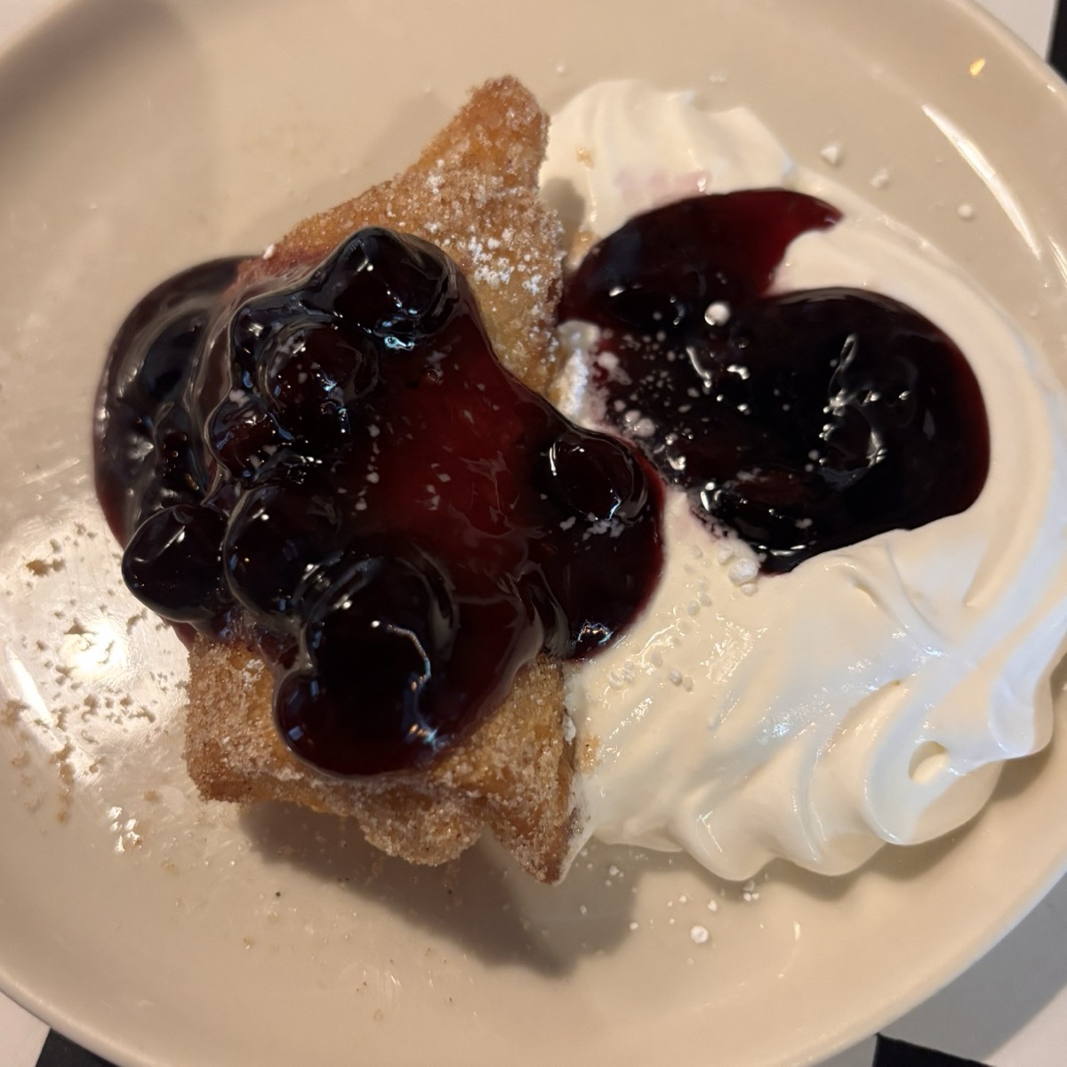 Blueberry Cheesecake Egg Roll