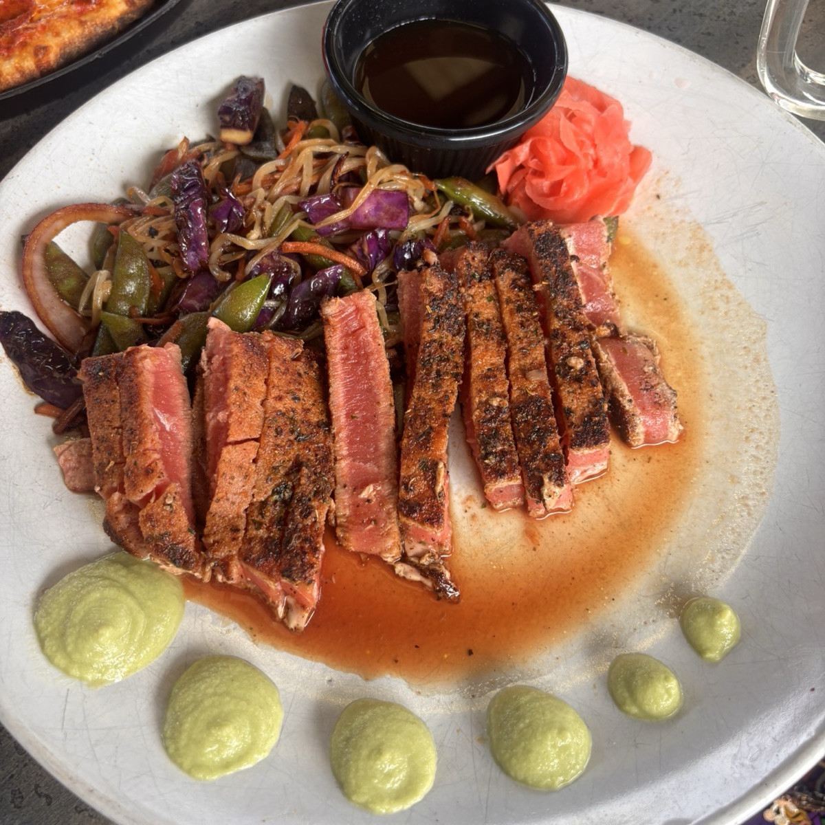 Ginger Crusted Seared Tuna